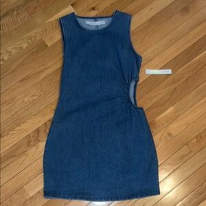 Denim Blue Sleeveless Dress